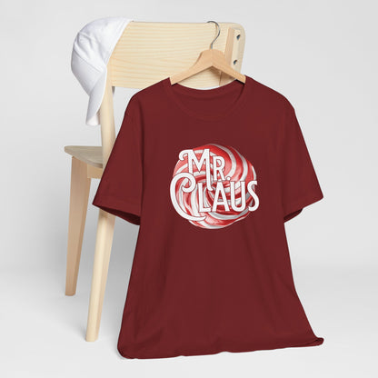 Mr. & Mrs. Claus Peppermint T-Shirt. Couples Christmas Shirts. Matching