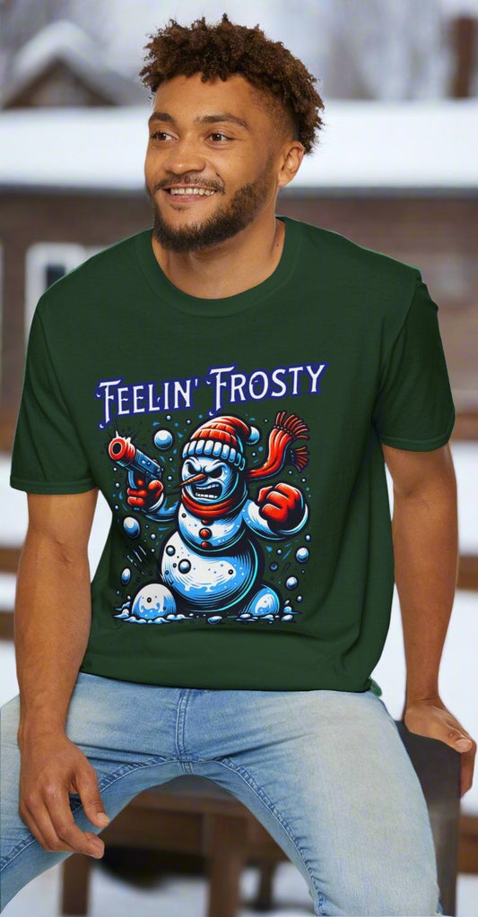 Feelin' Frosty Snowman T-Shirt