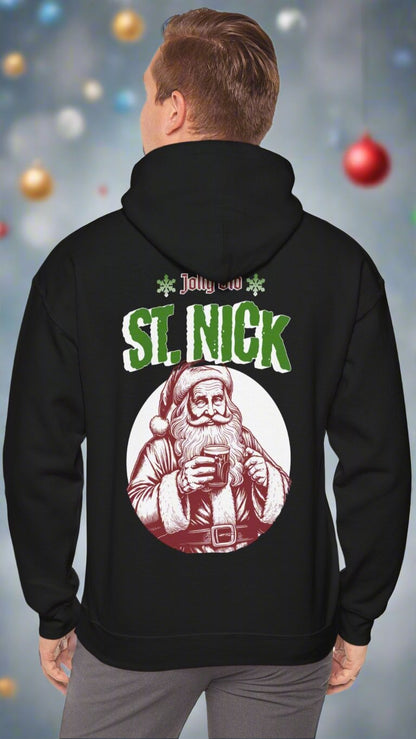 Jolly Old St Nick Northpole Hoodie