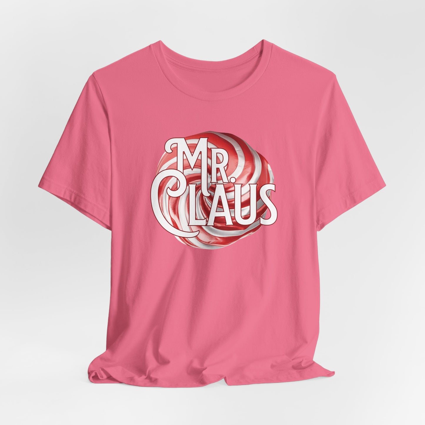 Mr. & Mrs. Claus Peppermint T-Shirt. Couples Christmas Shirts. Matching