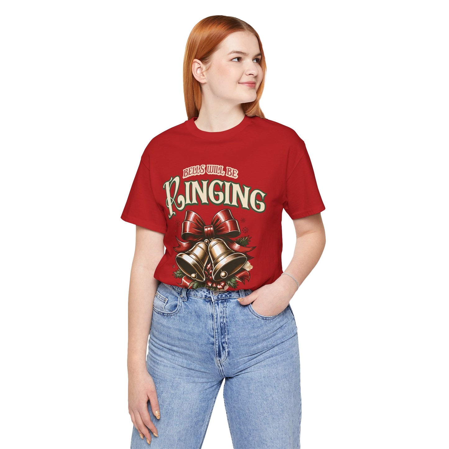 Bells Will Be Ringing T-Shirt. Christmas bells. Bell Song Shirt.