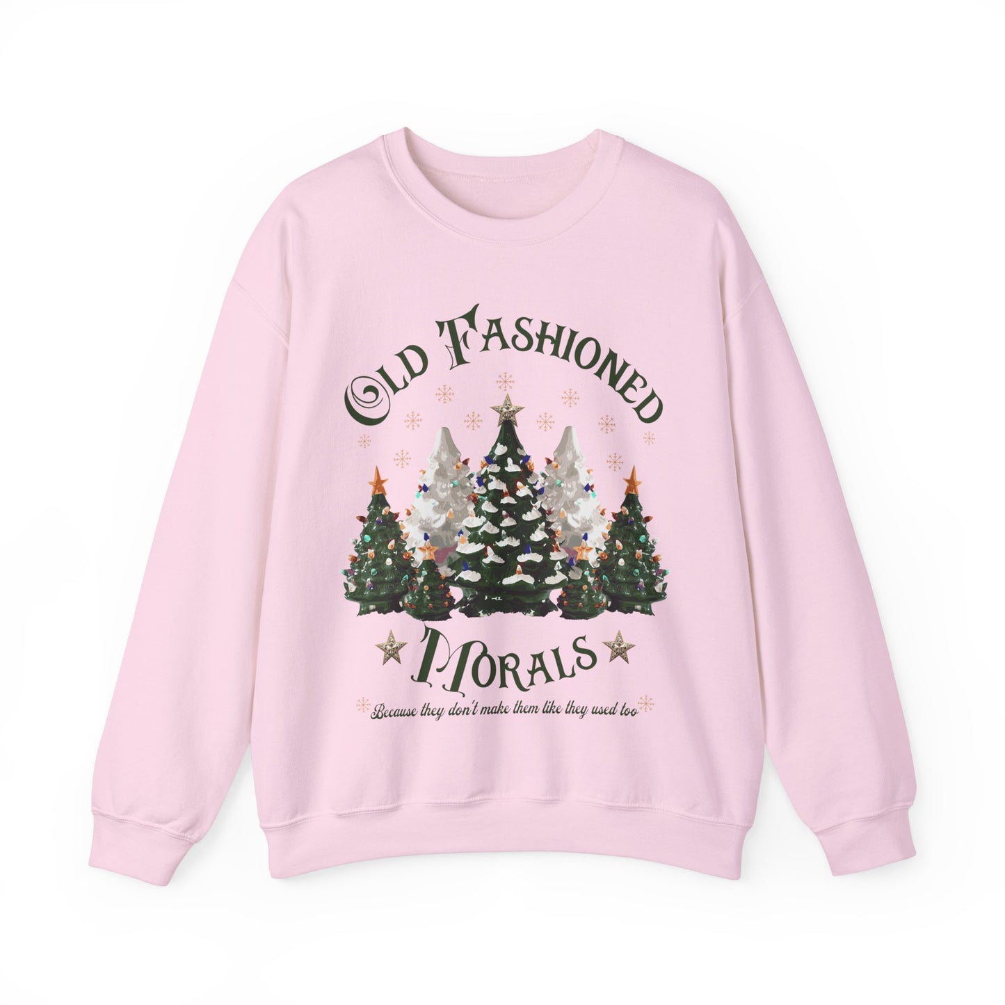 Vintage Tree Farm Sweatshirt - Old Fashioned Morals Design