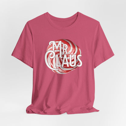 Mr. & Mrs. Claus Peppermint T-Shirt. Couples Christmas Shirts. Matching