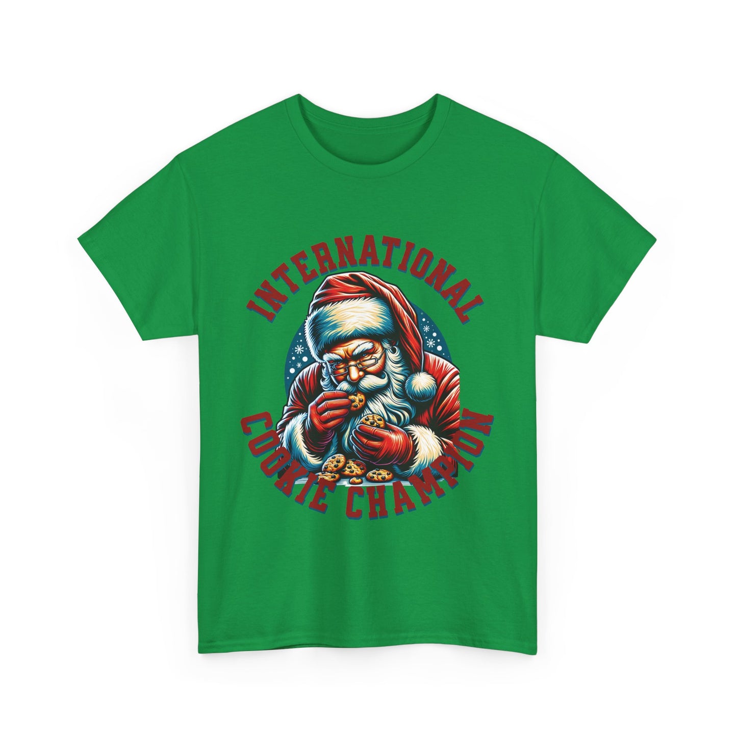 International Cookie Champion Santa Eating Cookies T-Shirt