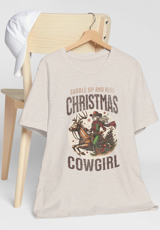 Christmas Cowgirl T-Shirt