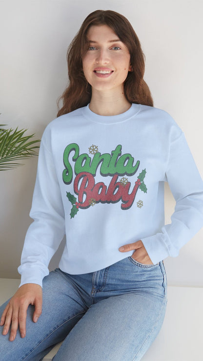 Santa Baby Crewneck Sweatshirt