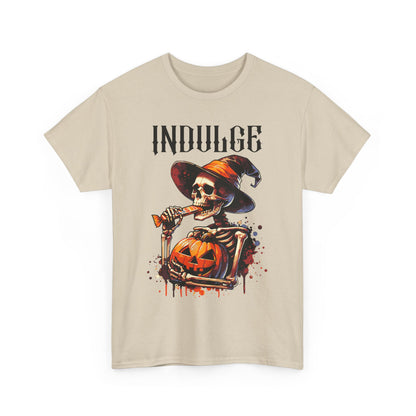 Skeleton Indulge Halloween T-Shirt