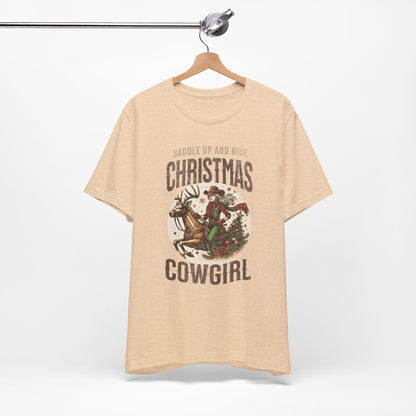 Christmas Cowgirl T-Shirt