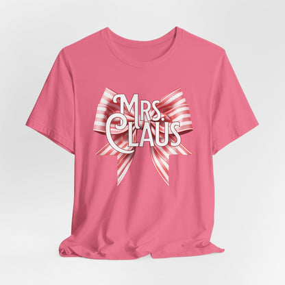 Mrs. Claus Peppermint T-Shirt. Couples Christmas Shirts. Matching