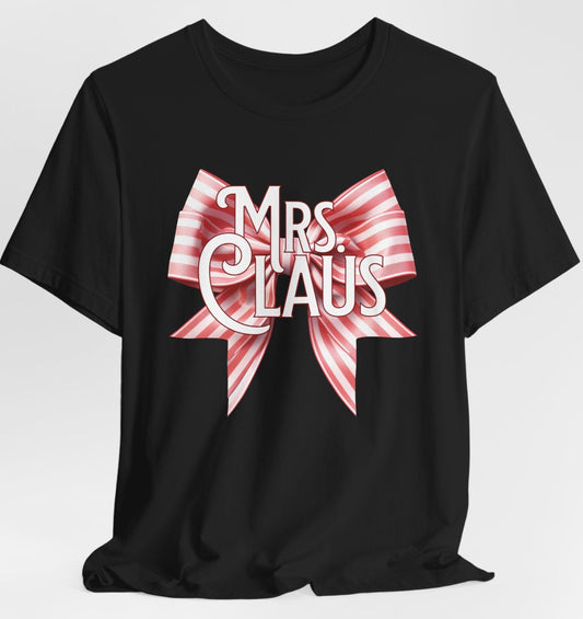 Mrs. Claus Peppermint T-Shirt. Couples Christmas Shirts. Matching