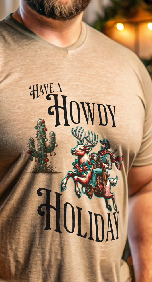 Howdy Holiday Tee - Unisex Short Sleeve